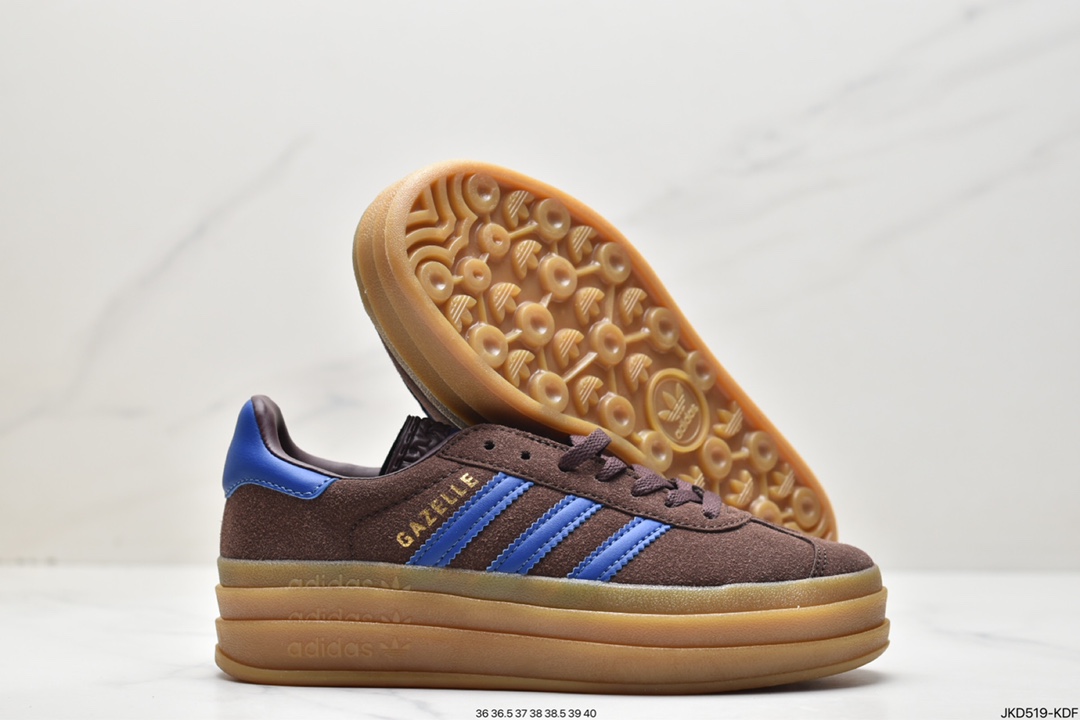 Adidas Gazelle Bold w low-top retro all-match casual sports shoes IG9970