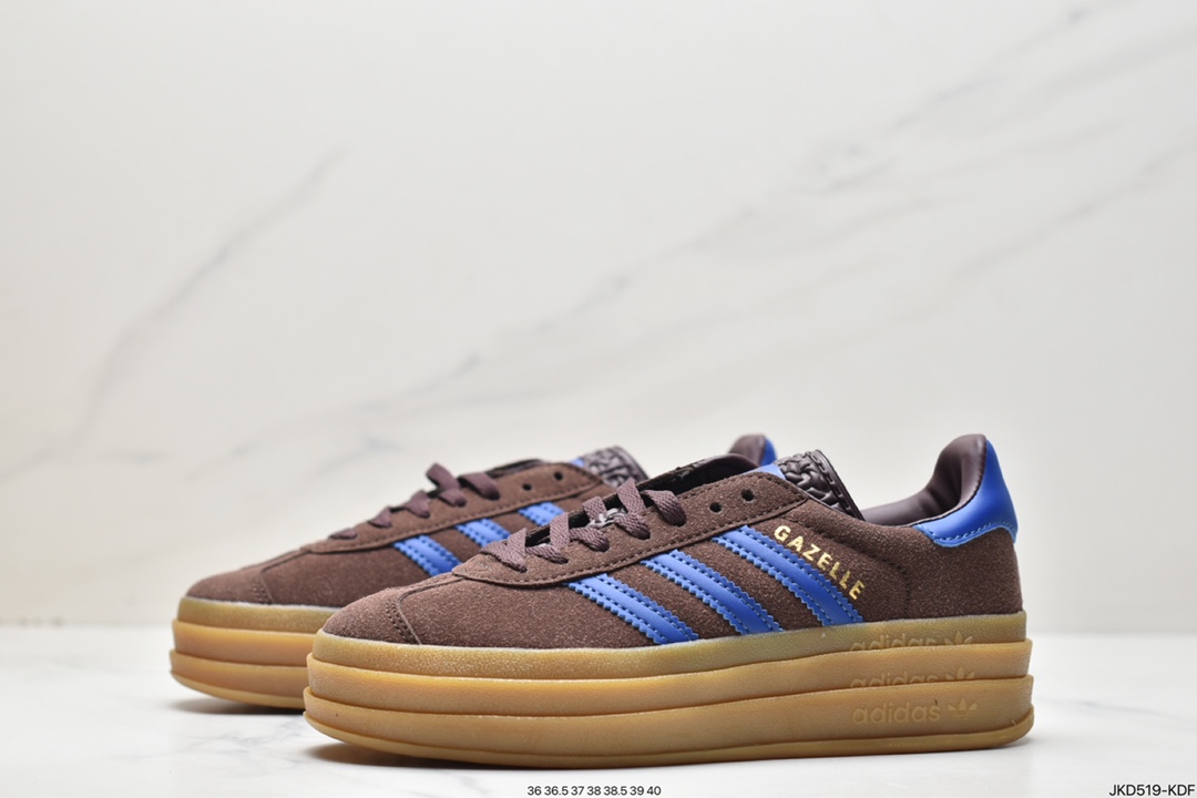 Adidas Gazelle Bold w low-top retro all-match casual sports shoes IG9970