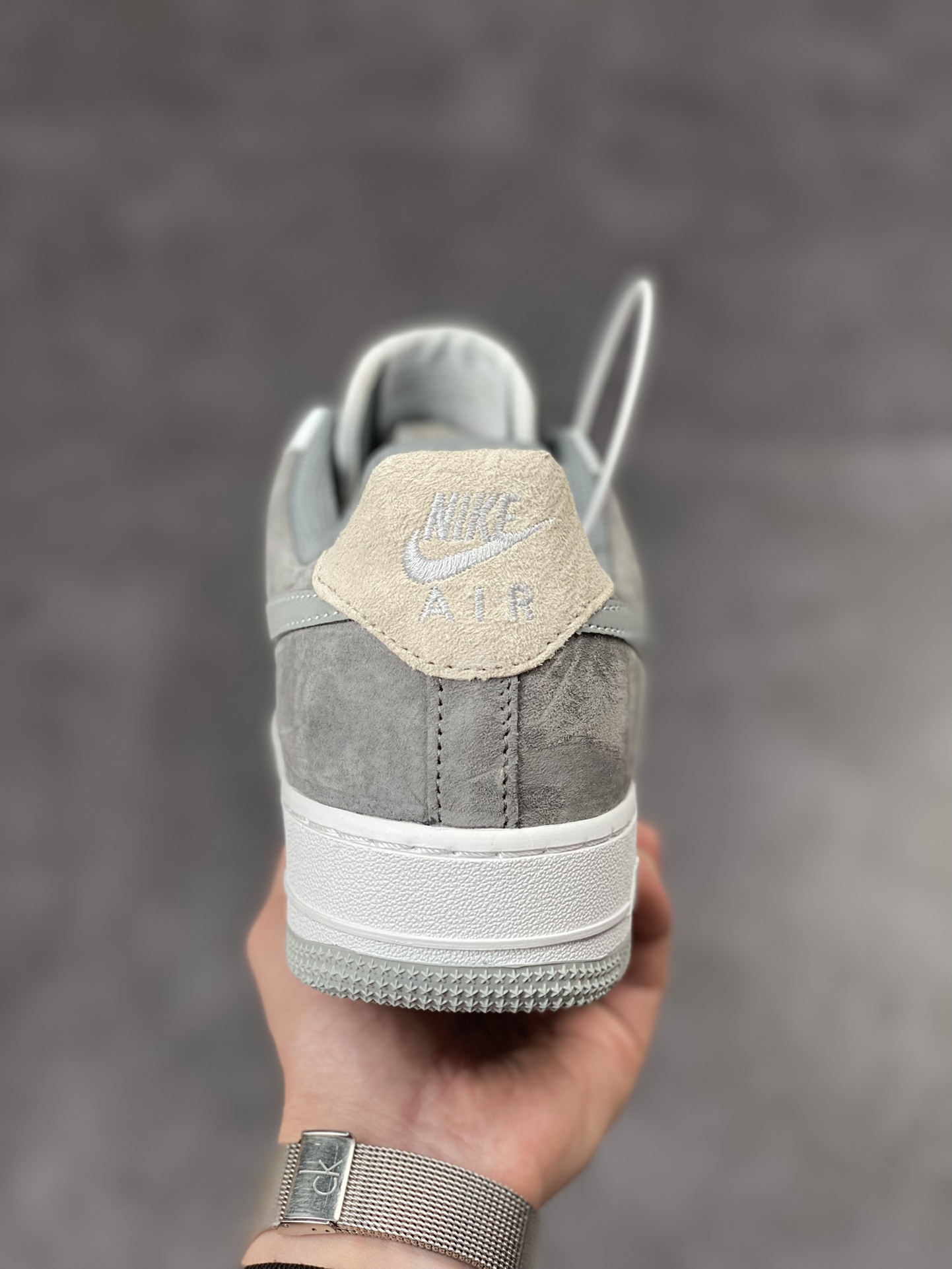 190 Nike Air Force 1 Low 07 米灰帆布拼接 CW2288-703