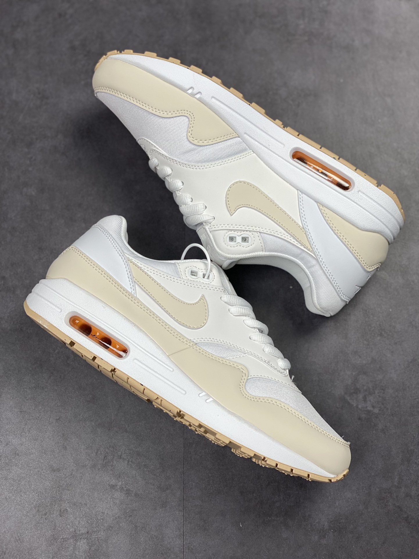 Nike Air Max 1 S Replica Beige Retro Casual Running Shoes FB5060-100