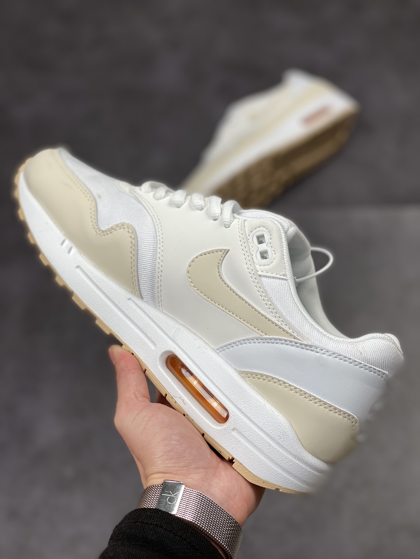 Nike Air Max 1 S Replica Beige Retro Casual Running Shoes FB5060-100