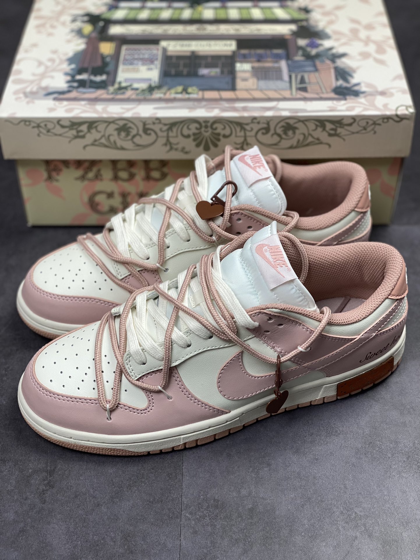 200 NIKE SB Dunk Low 甜心解构 玫瑰粉 DD1503-118