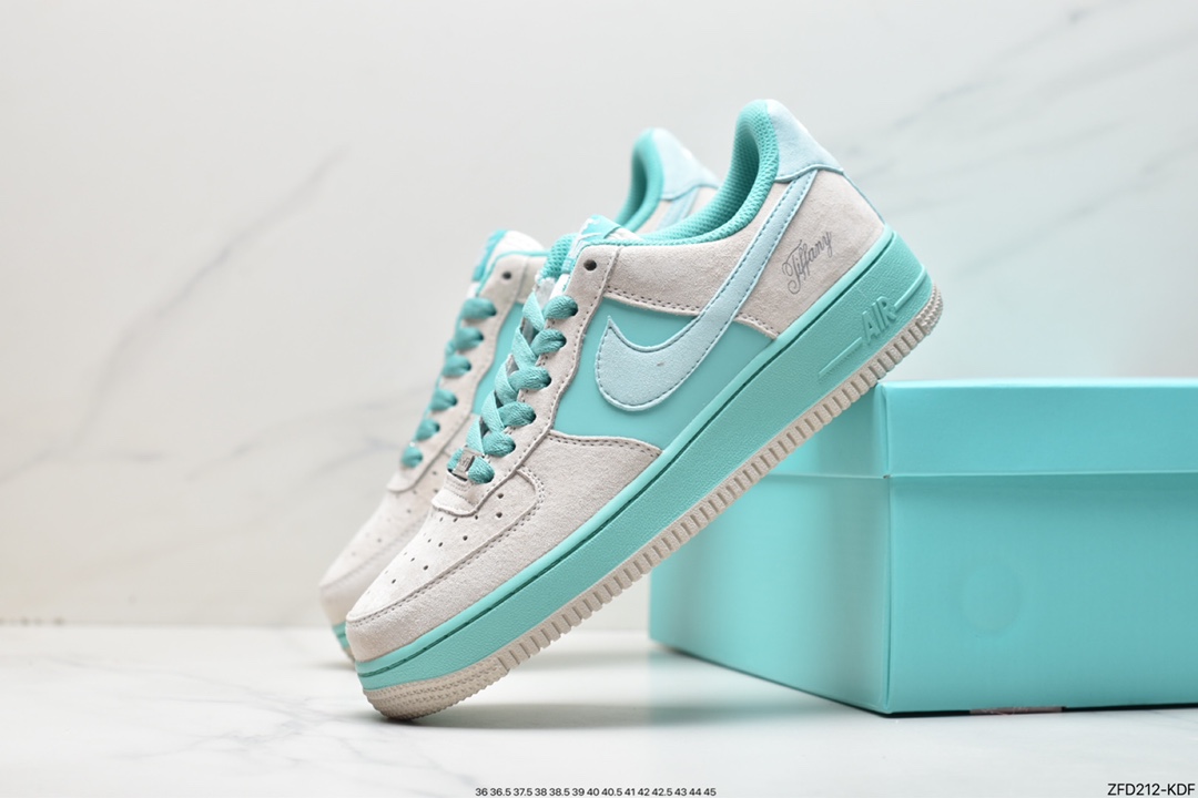 Tiffany/Tiffany & Co. x Nike Air Force 1 Low SP ”1837” Air Force One classic low-top all-match casual sports shoes ”joint black Tiffany blue” DZ1382-222-Top High Quatity Cheap Sneakers Fashion Clothing Clothes Bags handbags Shoes of all Brand wholesale With The best Quality And Beautiful Price from China Factory Chinese suppliers wholesaler seller Tiffany/Tiffany & Co. x Nike Air Force 1 Low SP ”1837” Air Force One classic low-top all-match casual sports shoes ”joint black Tiffany blue” DZ1382-222