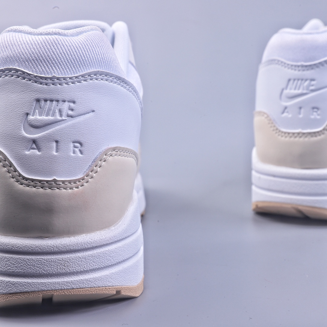 220 Nike Air Max 1 PRM 米黄白 复古休闲跑步鞋FB5060-100