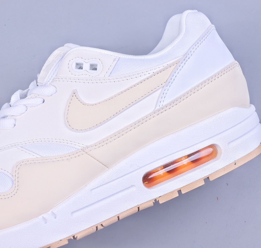 220 Nike Air Max 1 PRM 米黄白 复古休闲跑步鞋FB5060-100