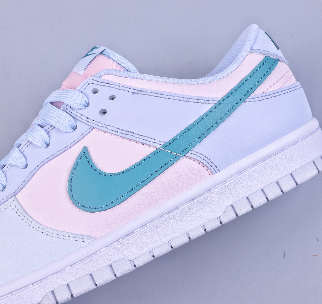 S version NK Dunk Low ”Mineral Teal” light blue pink green hook low top casual sports shoes FD1232-002