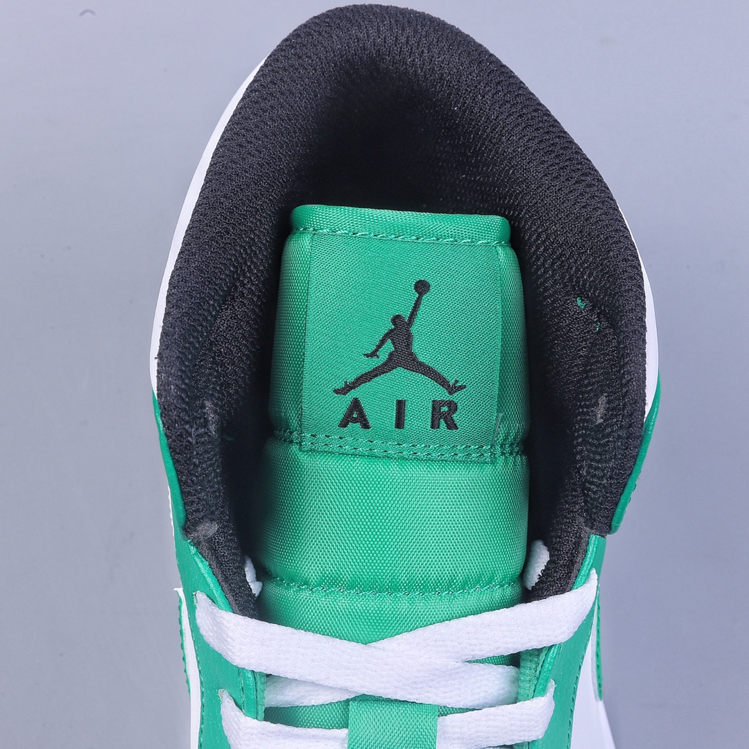 240 Air Jordan 1 Mid 白绿 中帮系列 DQ8423-301