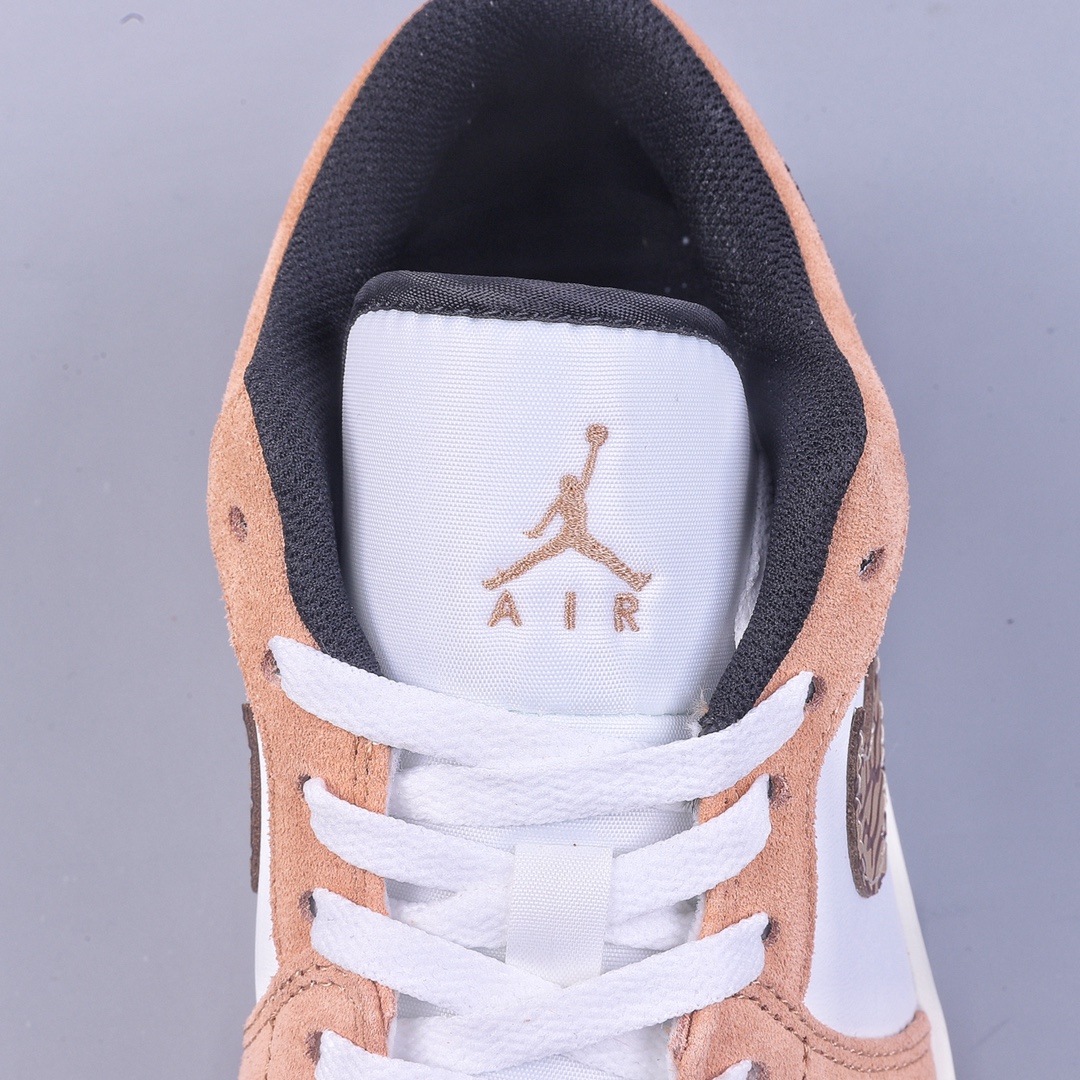200 Air Jordan 1 Low AJ1 乔1白黄爆裂纹 低帮文化休闲板鞋 DZ4130-201