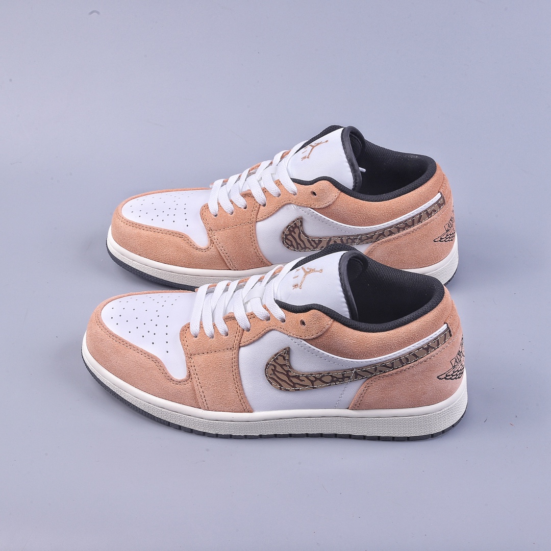 200 Air Jordan 1 Low AJ1 乔1白黄爆裂纹 低帮文化休闲板鞋 DZ4130-201