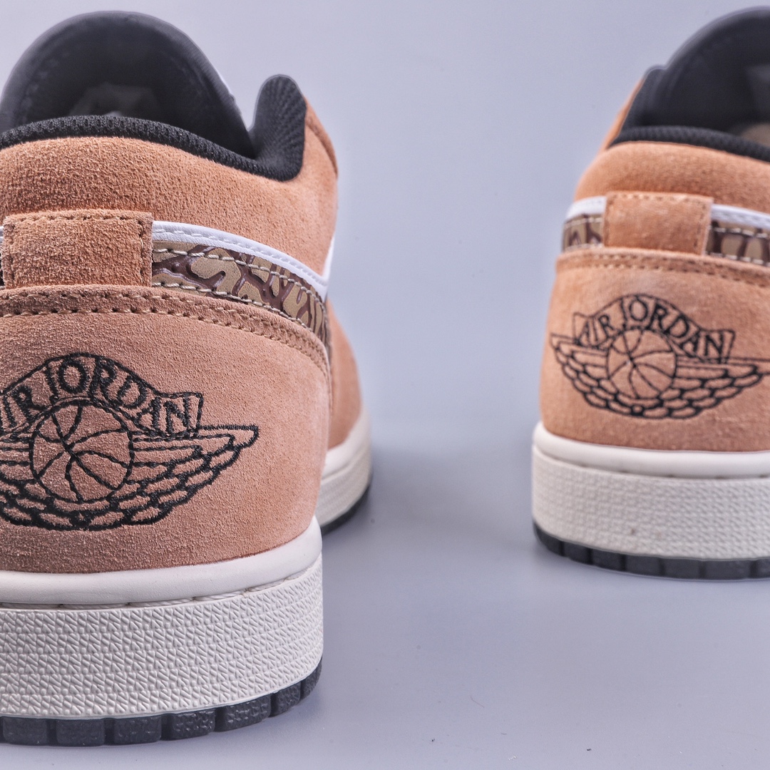 200 Air Jordan 1 Low AJ1 乔1白黄爆裂纹 低帮文化休闲板鞋 DZ4130-201