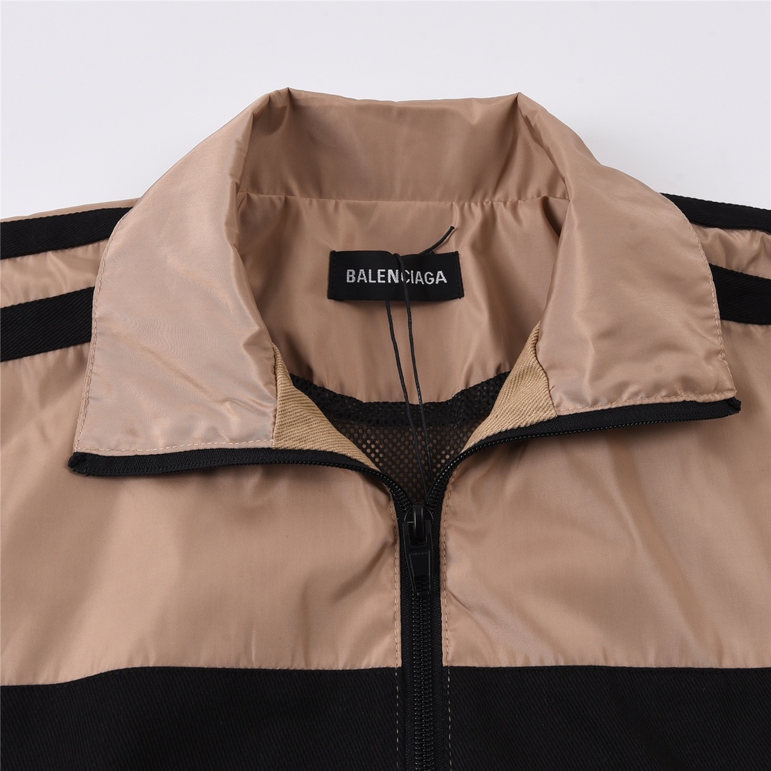 Balenciaga/巴黎世家 拼色字母印花夹克冲锋衣 3