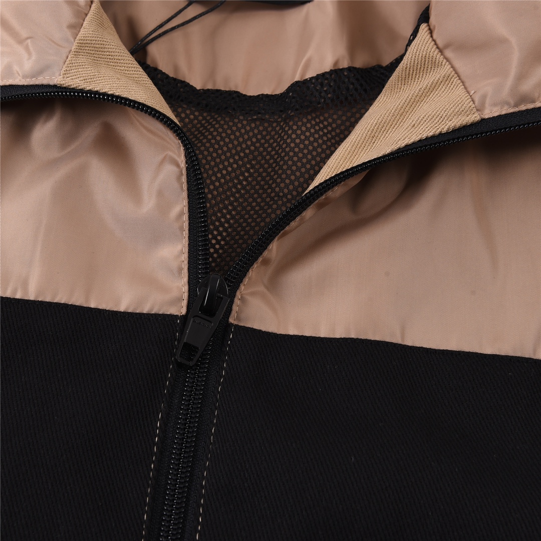 Balenciaga/巴黎世家 拼色字母印花夹克冲锋衣 5