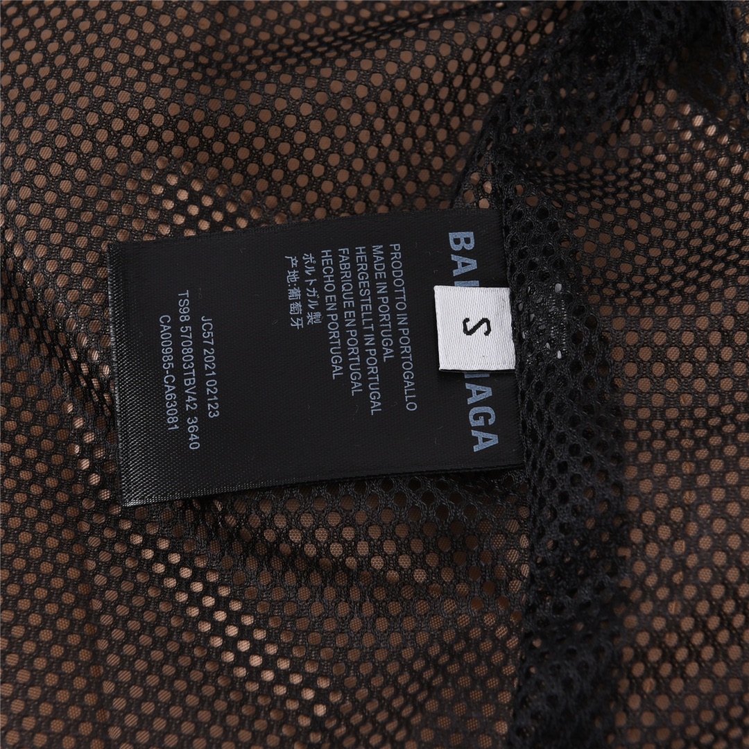 Balenciaga/巴黎世家 拼色字母印花夹克冲锋衣 9