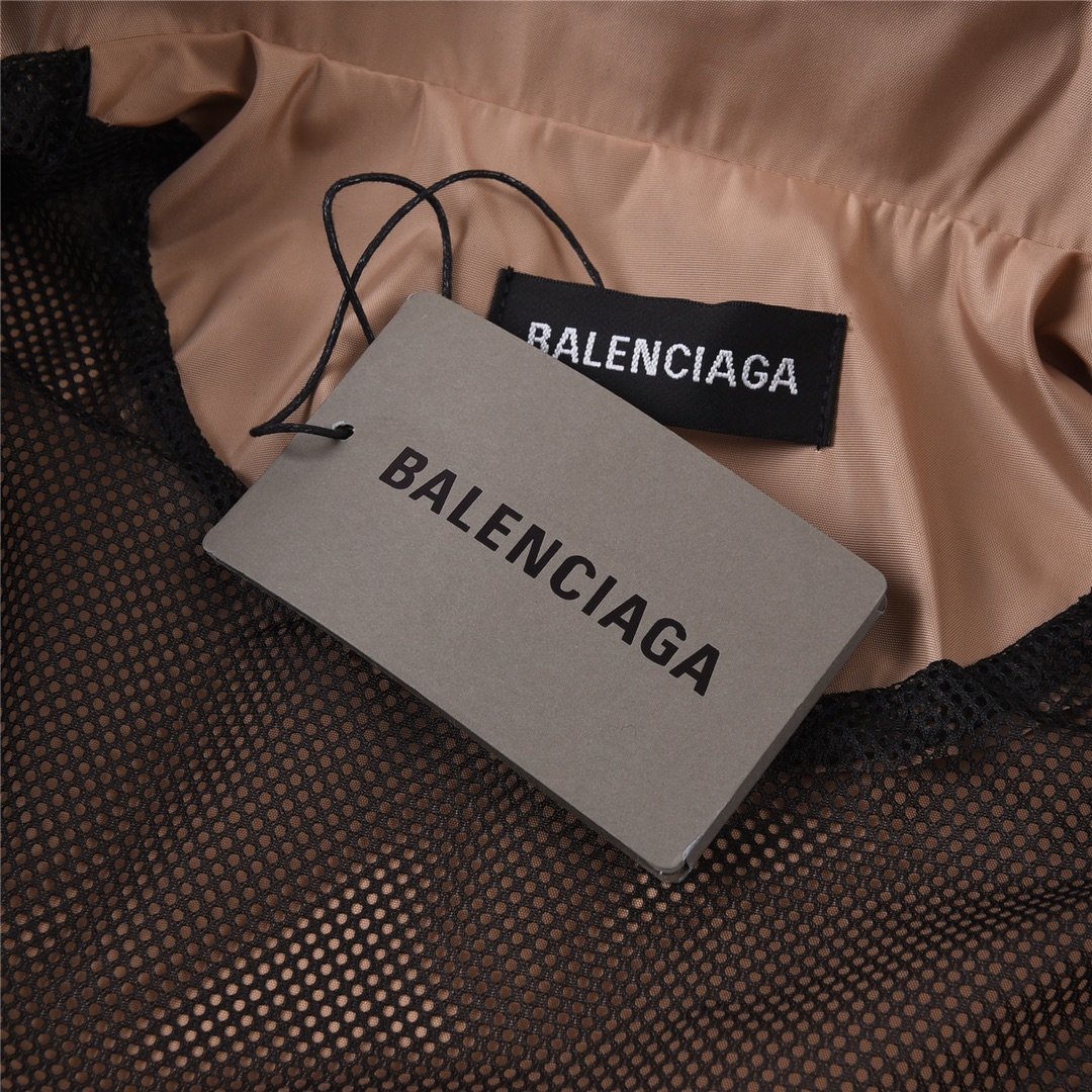 Balenciaga/巴黎世家 拼色字母印花夹克冲锋衣 8