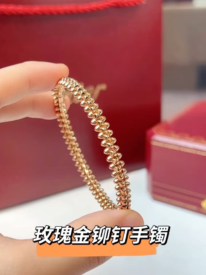 Cartier Cartier Clash de Cartier玫瑰金铆钉手镯