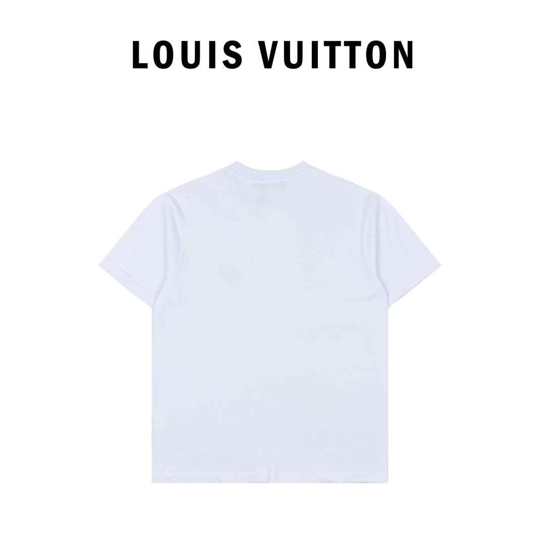 200 Louis Vuitton路易威登22FW 别针毛织短袖