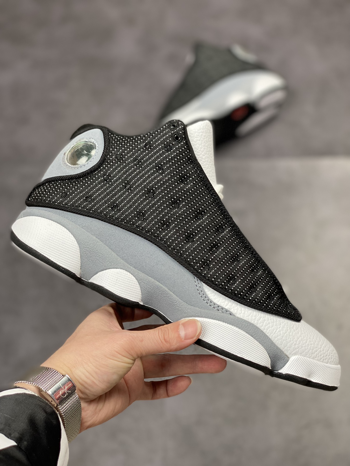 190 Air Jordan 13 Retro 黑白燧石 DJ5982-060