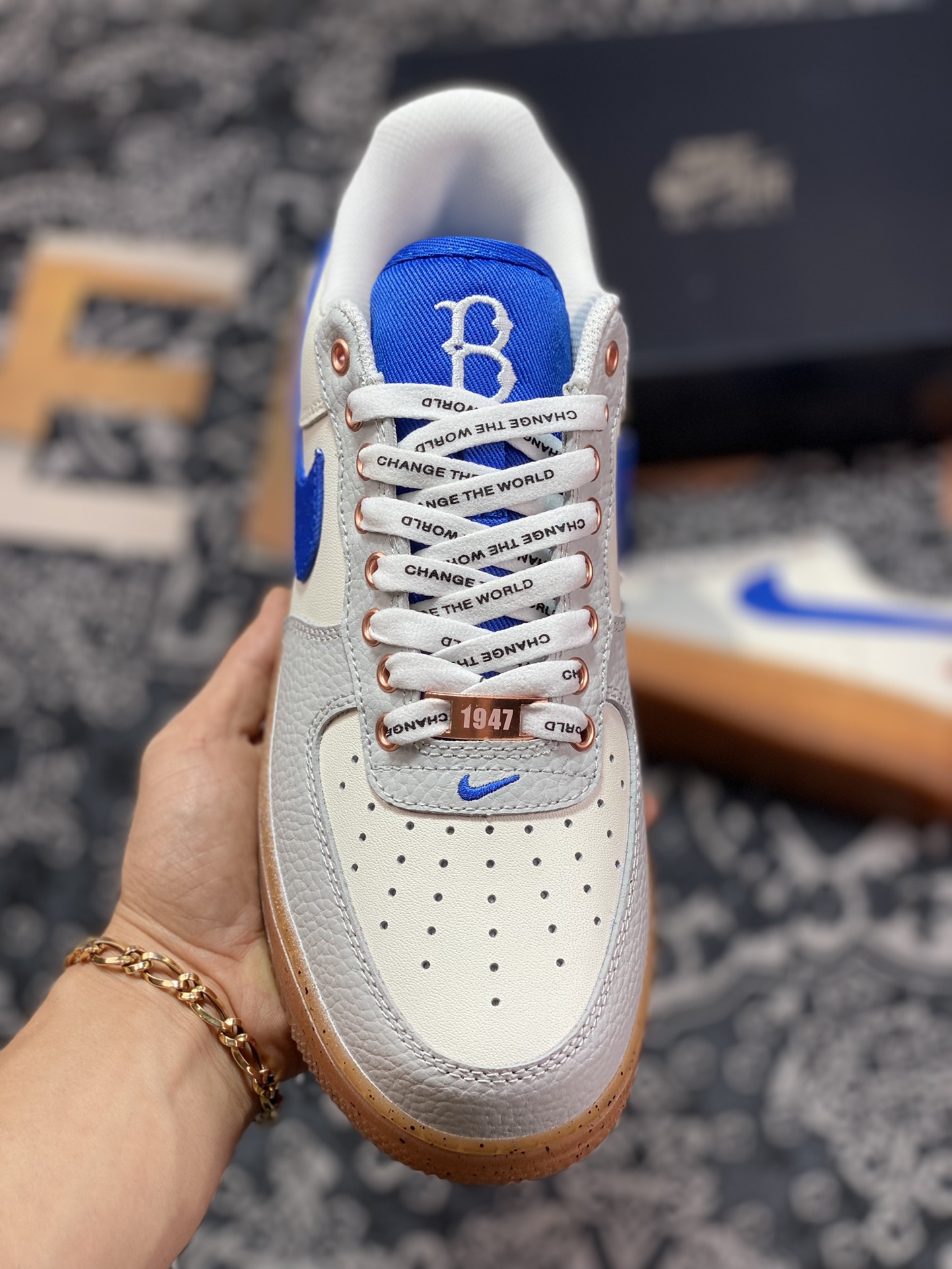 220 Nike Air Force 1’07 Low”SJackie Robinson”空军一号FN1868-100