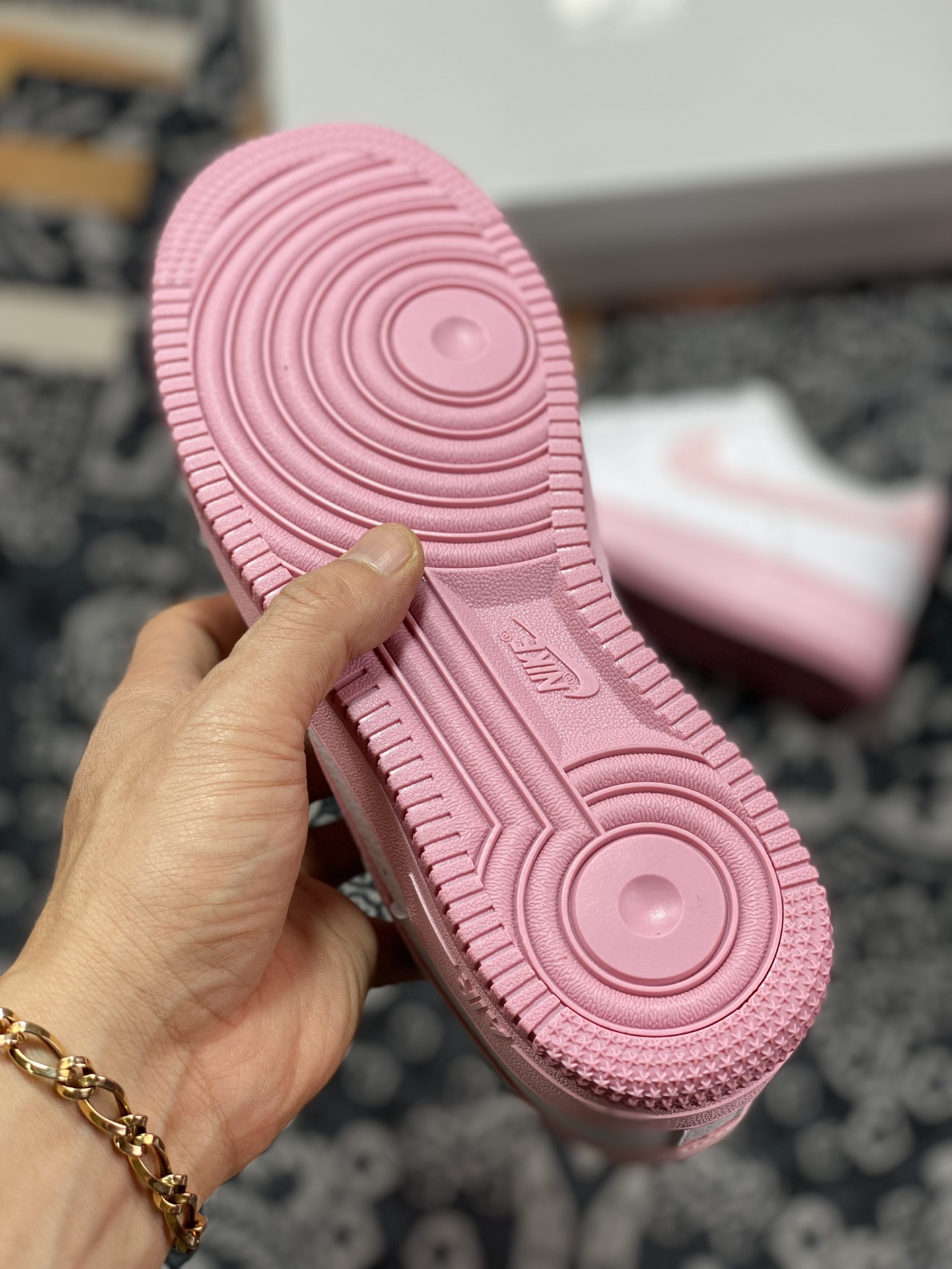 200 Nike Air Force 1'07 Low GS”White Pink Foam Shoes”空军一号皮革白草莓奶霜CT3839-107
