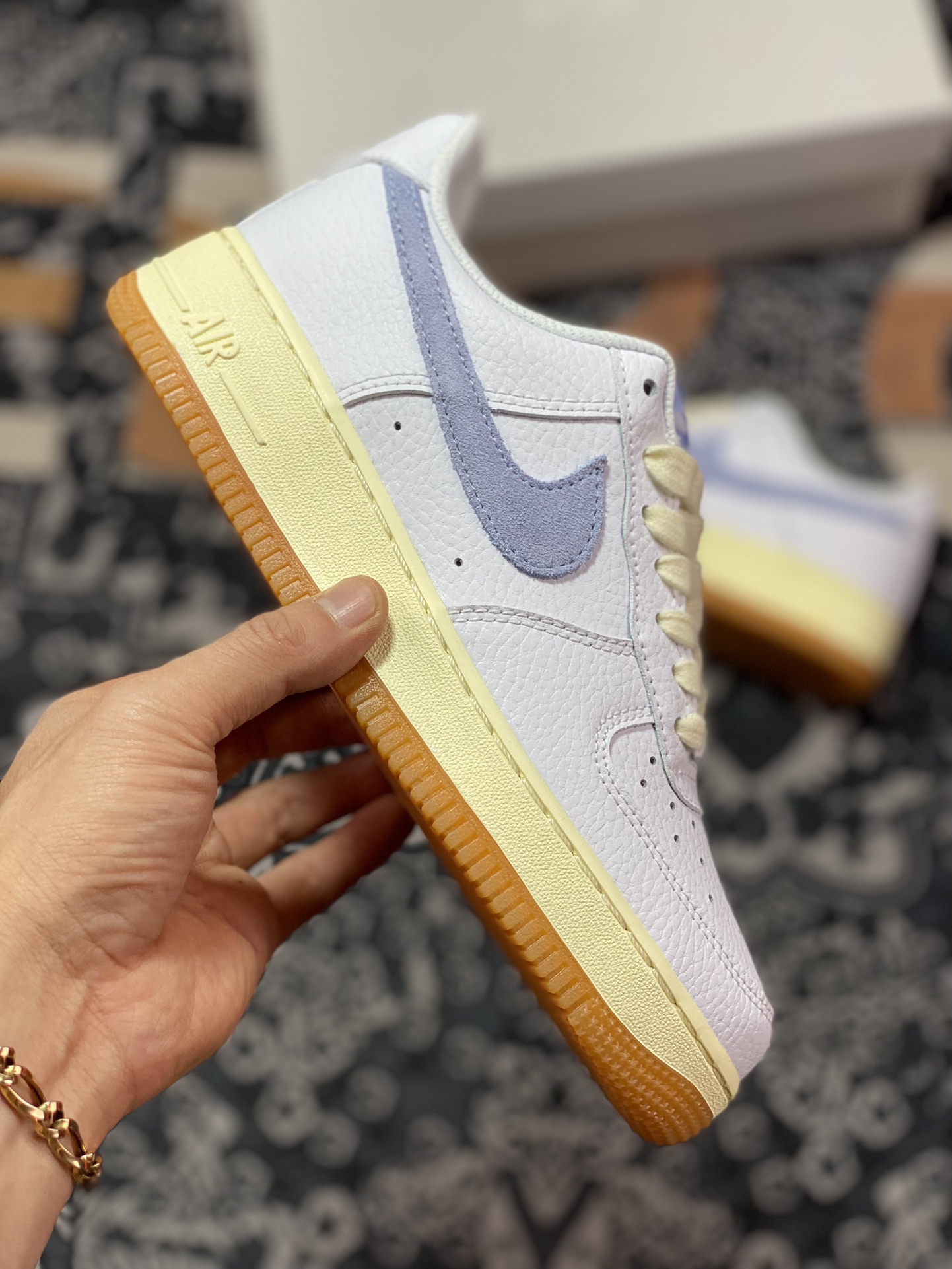 220 Nike Air Force 1'07 Low”White/Light Blue/Gum”空军一号FD9867-100