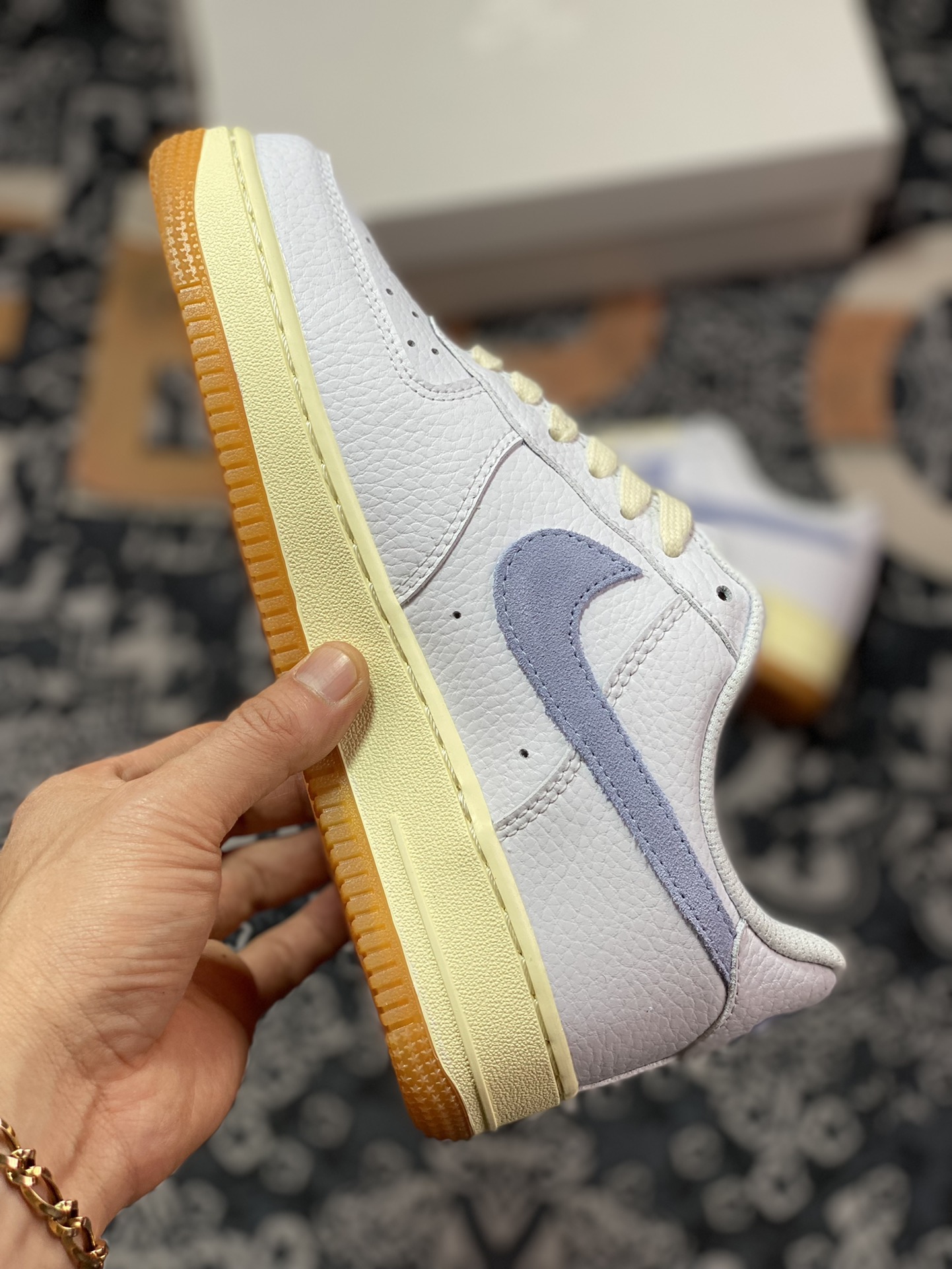 220 Nike Air Force 1'07 Low”White/Light Blue/Gum”空军一号FD9867-100