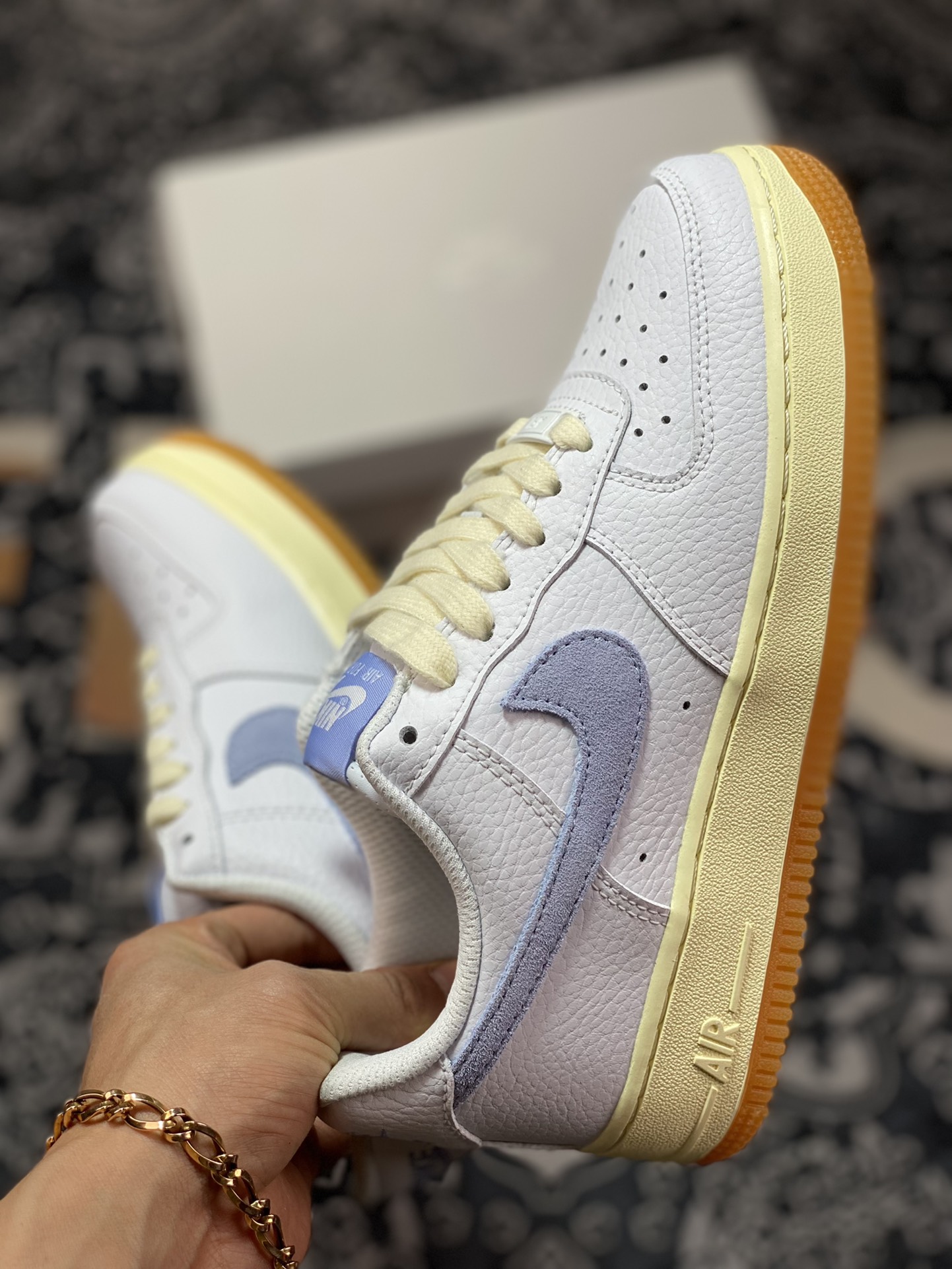 220 Nike Air Force 1'07 Low”White/Light Blue/Gum”空军一号FD9867-100