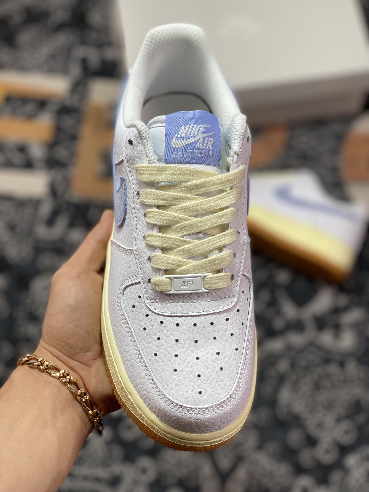 220 Nike Air Force 1'07 Low”White/Light Blue/Gum”空军一号FD9867-100