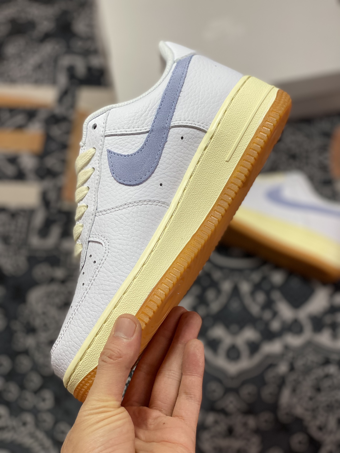 220 Nike Air Force 1'07 Low”White/Light Blue/Gum”空军一号FD9867-100