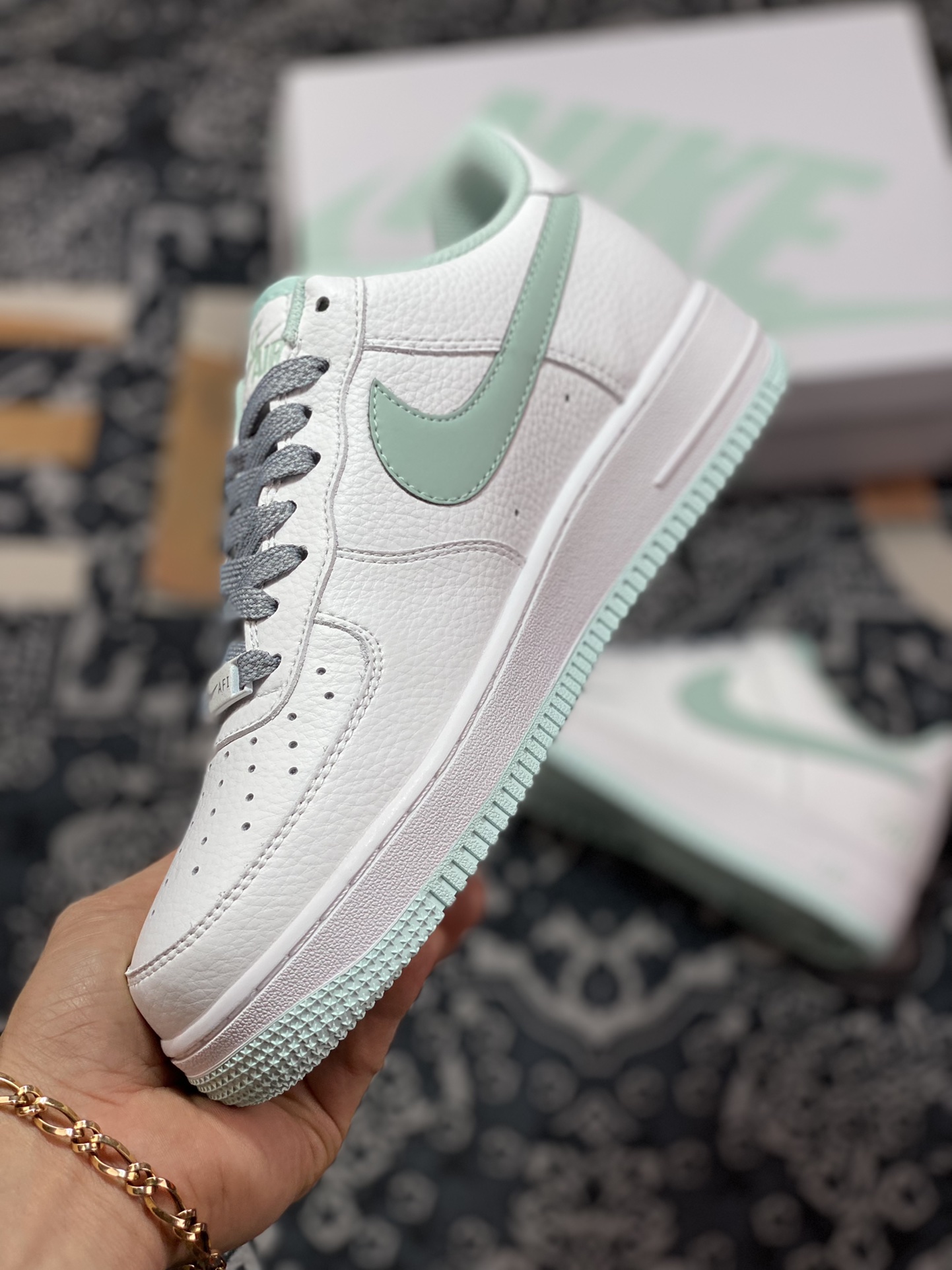 Nike Air Force 1'07 ”40th Anniversary/White Mint” Air Force One Dutch green hook MN5263-128