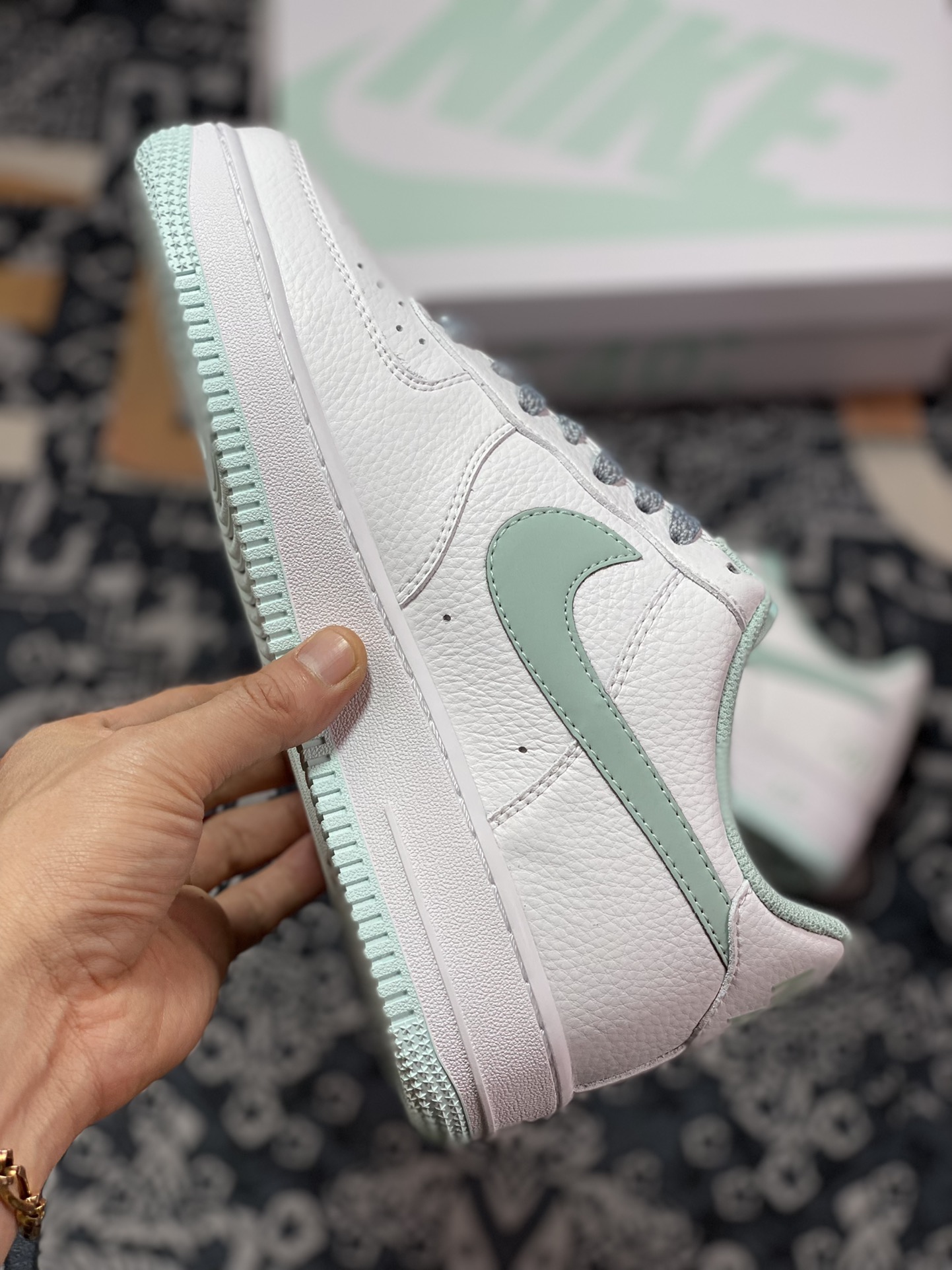 Nike Air Force 1'07 ”40th Anniversary/White Mint” Air Force One Dutch green hook MN5263-128