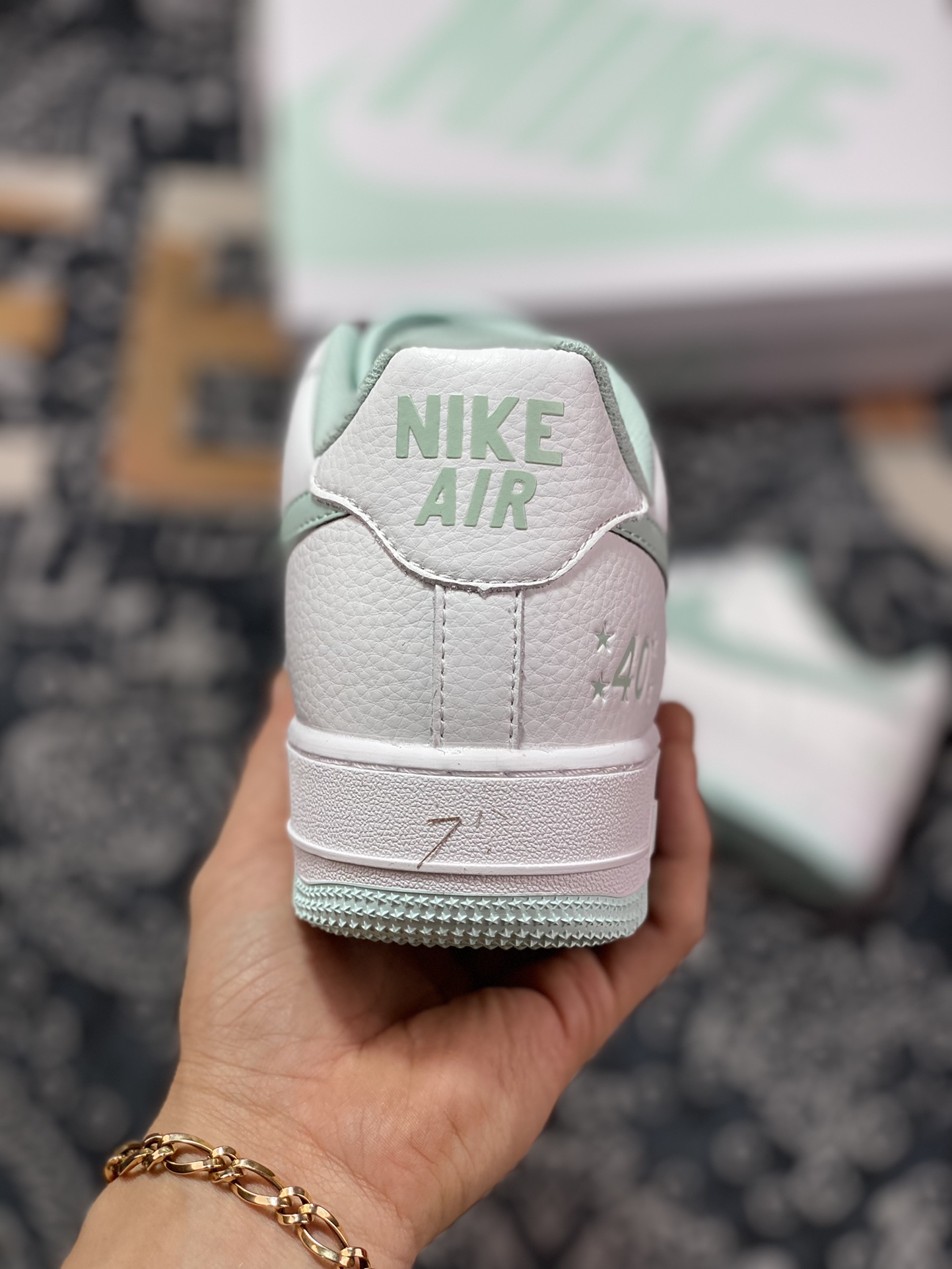 Nike Air Force 1'07 ”40th Anniversary/White Mint” Air Force One Dutch green hook MN5263-128