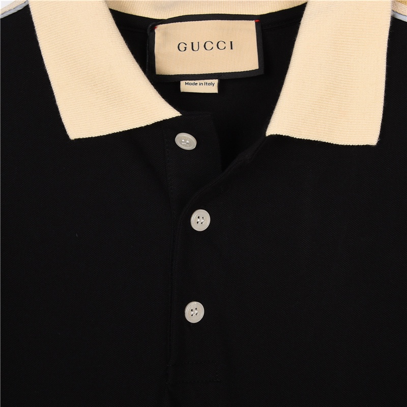 200 Gucci/古驰 23ss 反光织带Polo衫