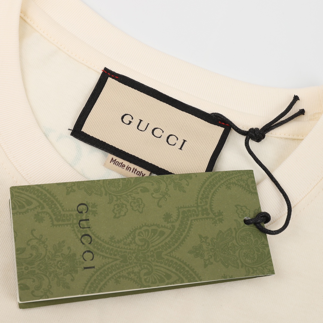 160 GUCCI/古驰 马里奥印花情侣款短袖TEE