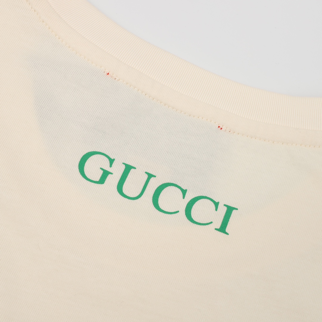 160 GUCCI/古驰 马里奥印花情侣款短袖TEE