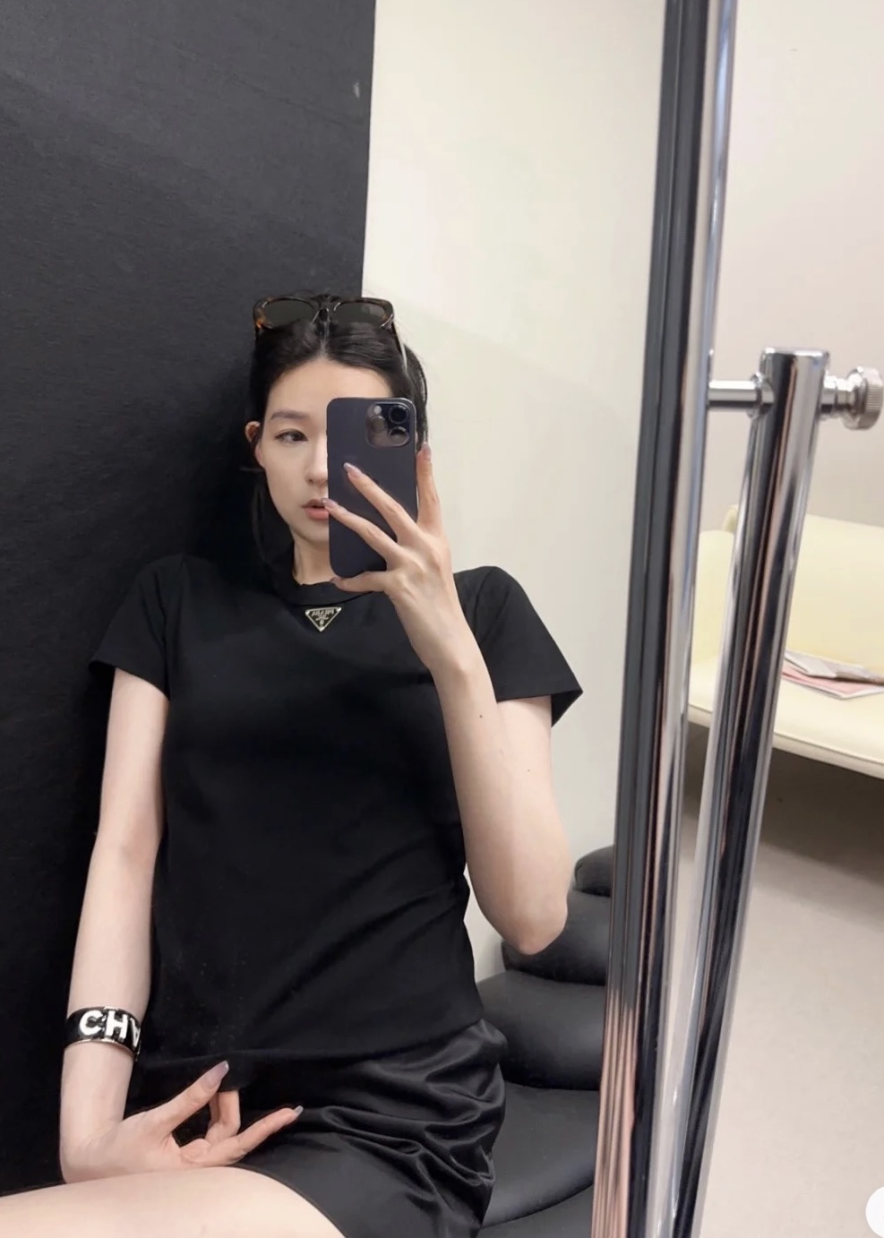 NO:308405,The upper body renderings. Simple wear to show a trendy style, alexander wang19860909上身效果图.简简单单穿出潮流范,,alexander wang,Women's clothing