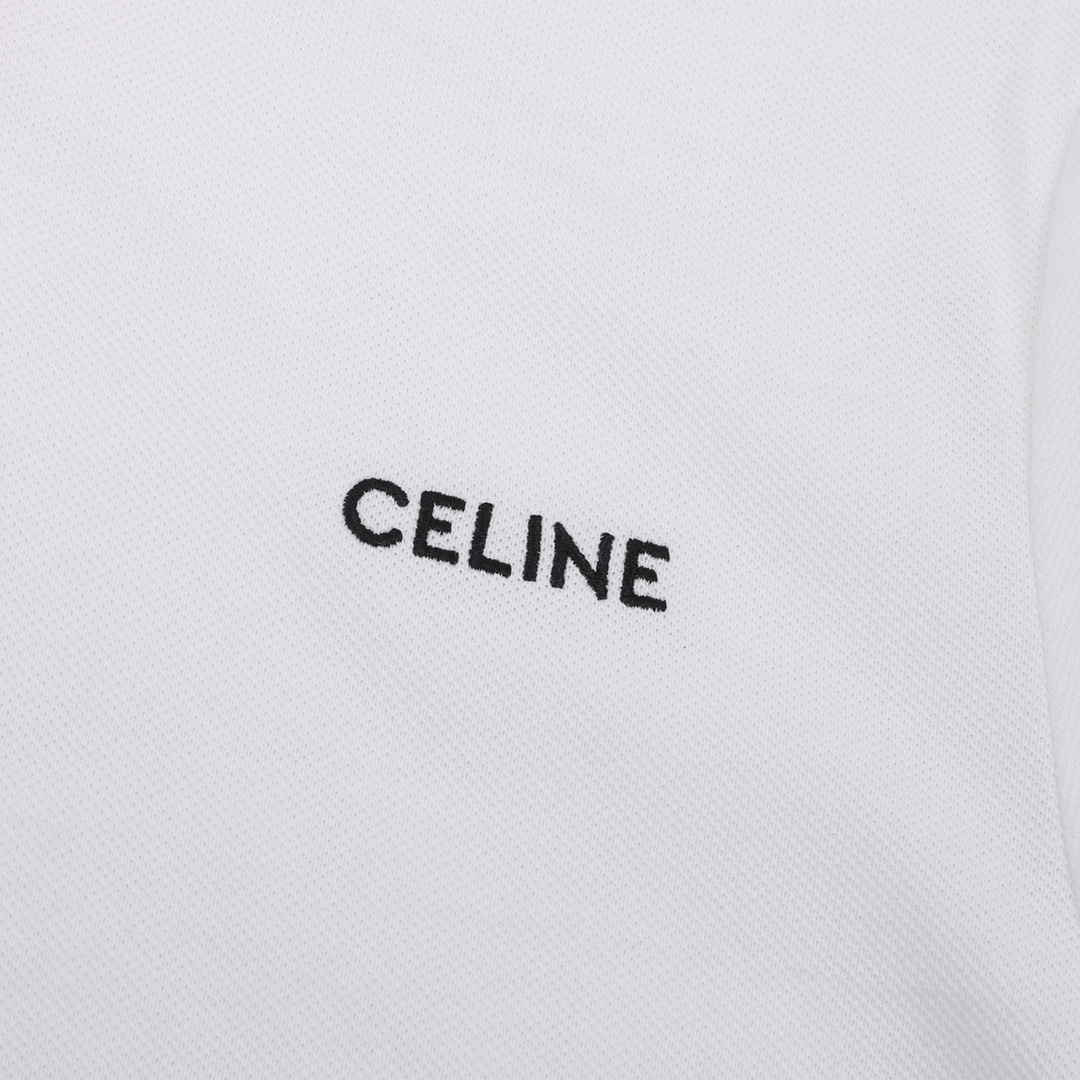 180 CELINE/赛琳 经典胶囊系列小标刺绣POLO衫