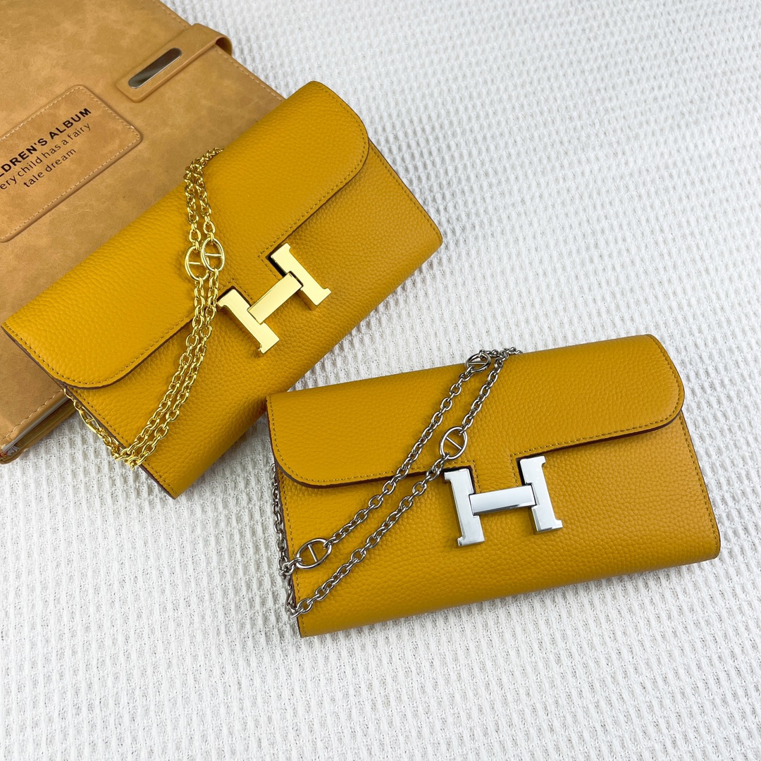 Replicas Buy Special
 Hermes Constance Crossbody & Shoulder Bags High Quality Online
 Lychee Pattern Calfskin Cowhide Chains