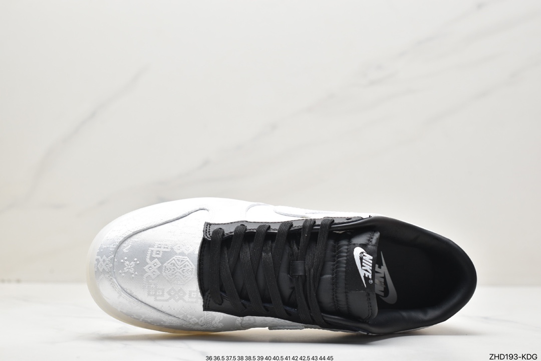 300 Fragment Design x Clot x Nike SB Dunk Low”20th Anniversary/White Silk”扣篮系列低帮FN0315-110