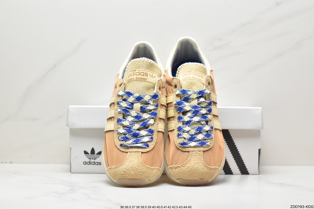 Adidas WB Country raw rubber sole elegant and generous shoe type GW1388