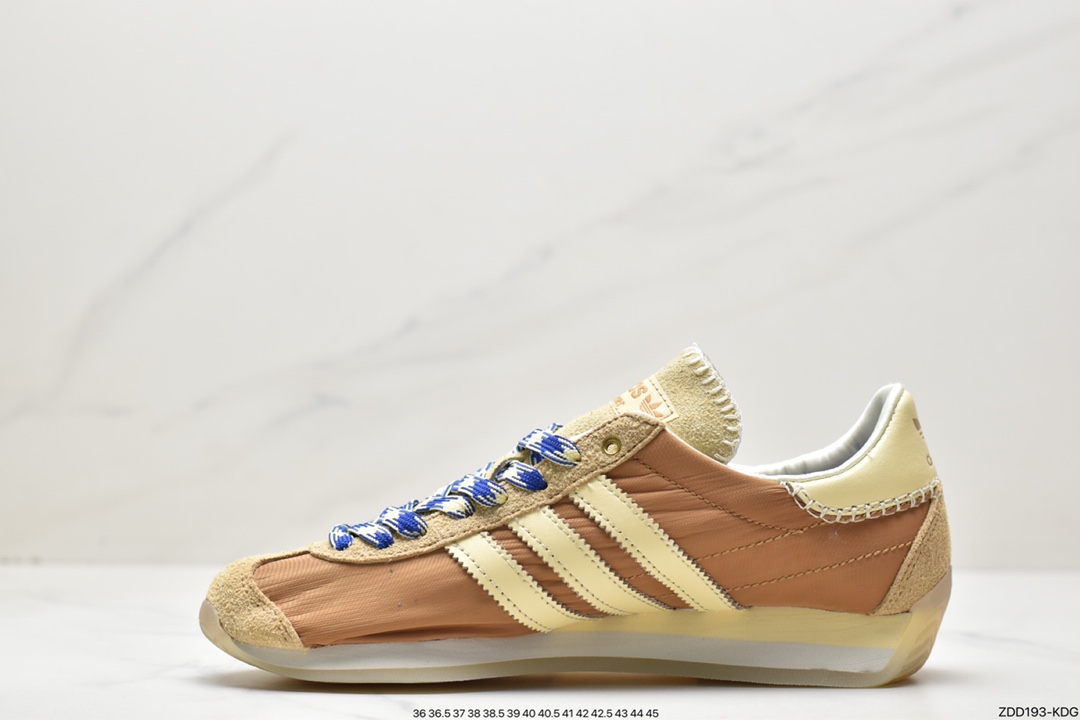 Adidas WB Country raw rubber sole elegant and generous shoe type GW1388