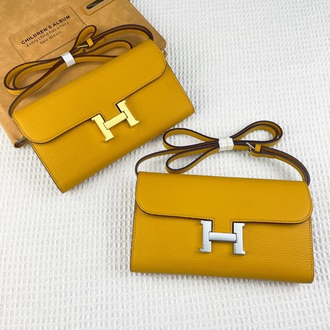 Hermes Constance Crossbody & Shoulder Bags Lychee Pattern Calfskin Cowhide Underarm