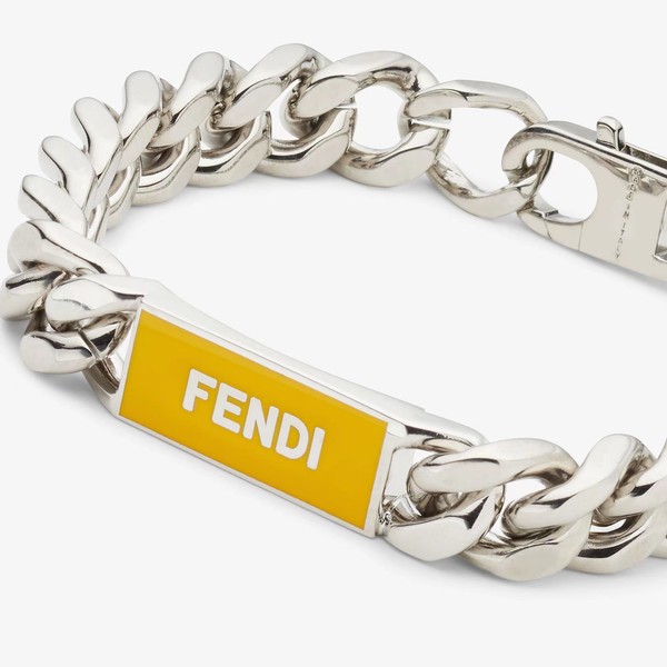 Fendi Jewelry Bracelet Online Store Black Silver Yellow Titanium Steel
