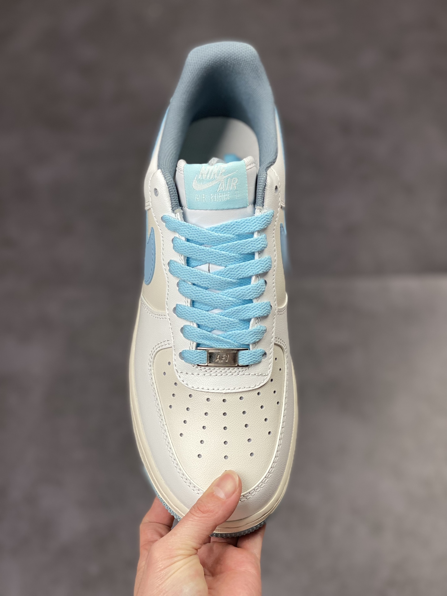 190 Nike Air Force 1 Low 07 米白蓝 YY3188-101