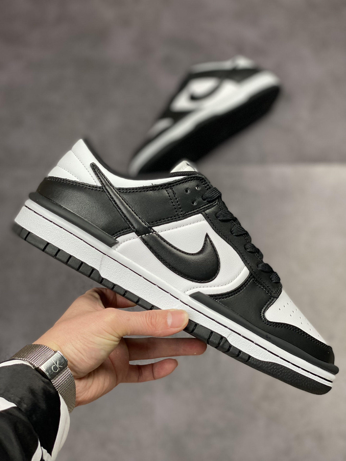 Nike Dunk Low Twist Panda Black and White Panda DZ2794-001