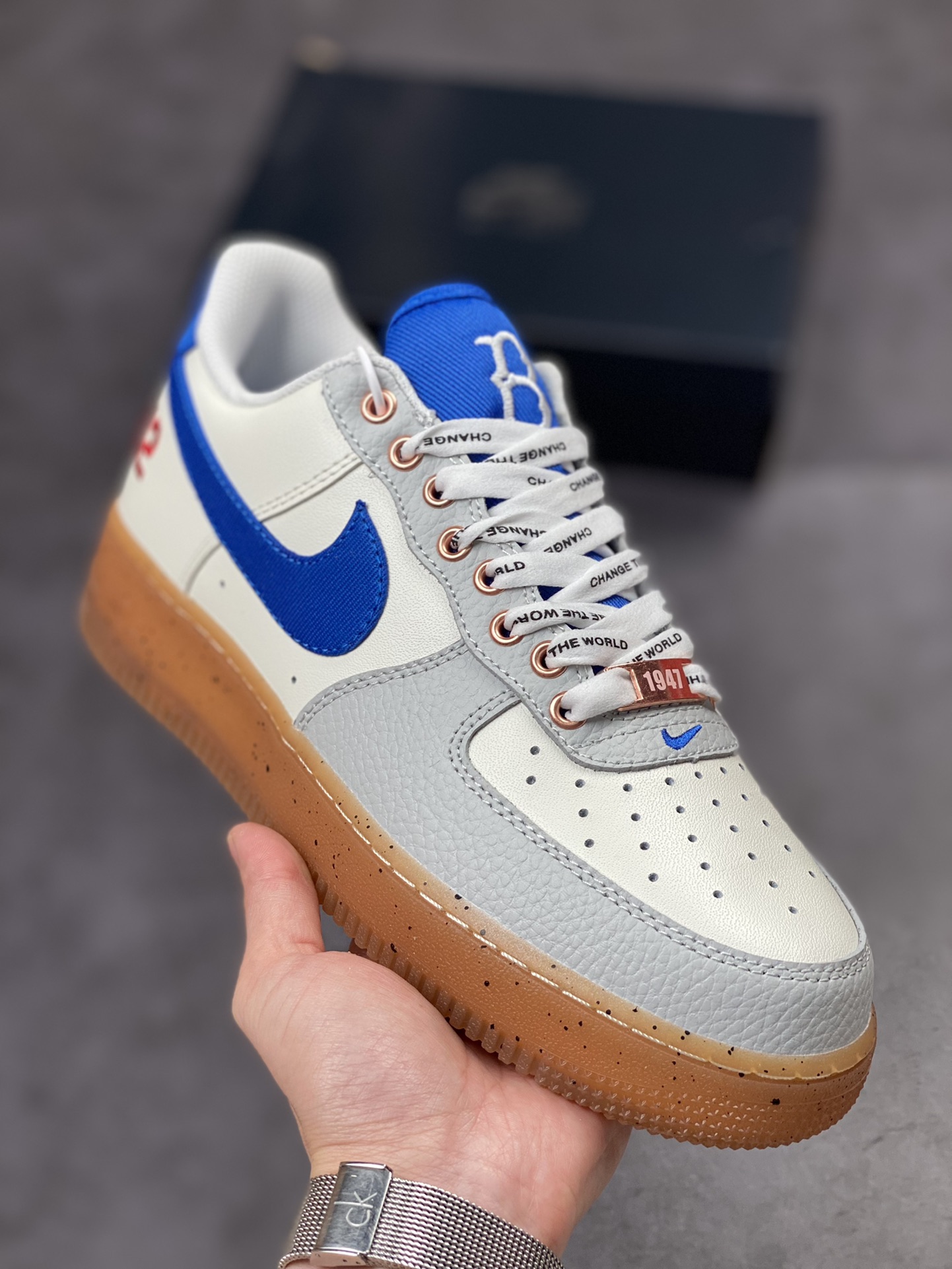 210 Nike Air Force 1 Low 07 白蓝生胶 FN1868-100