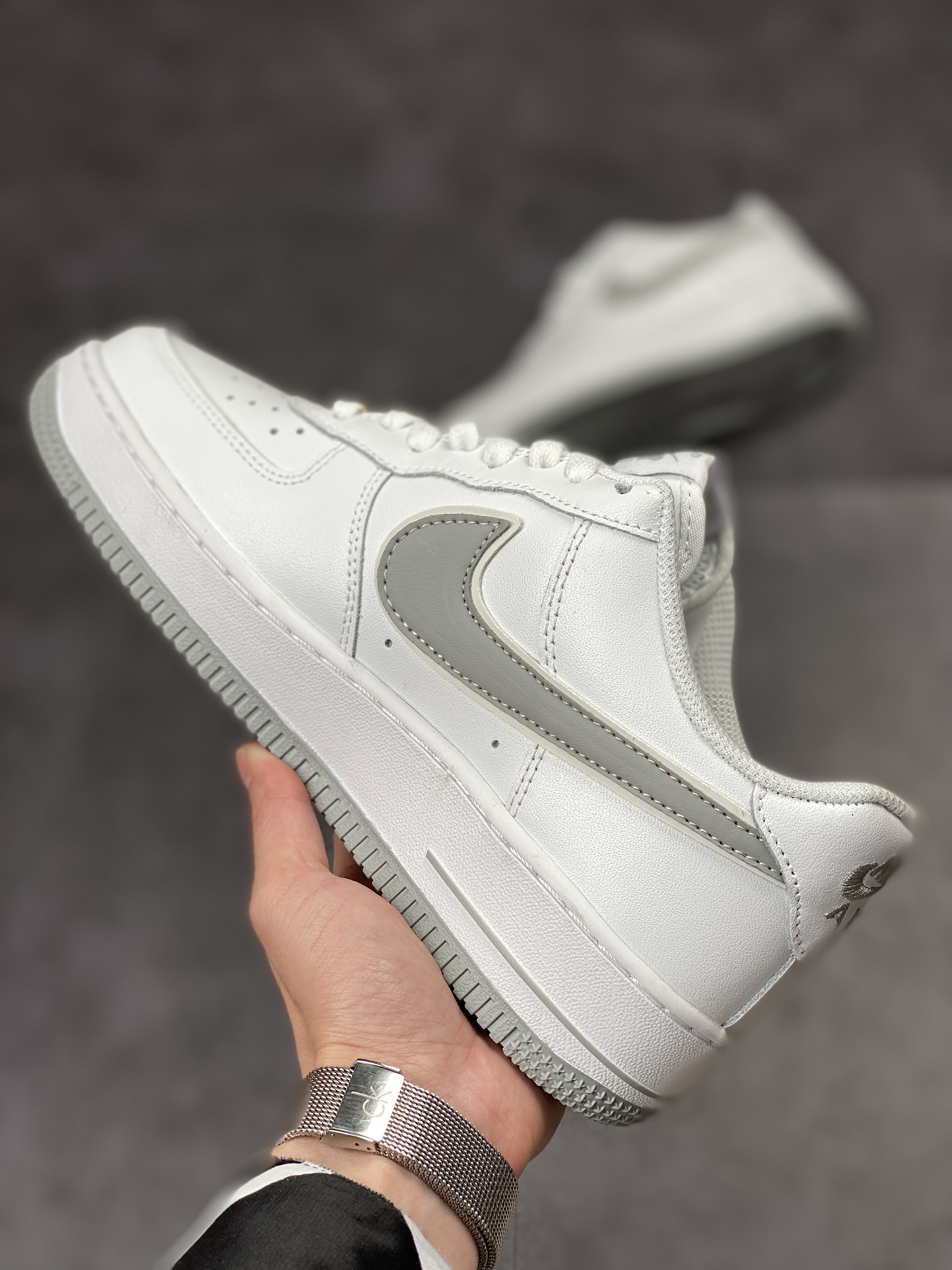 210 Nike Air Force 1 Low 07 白灰CV5696-961