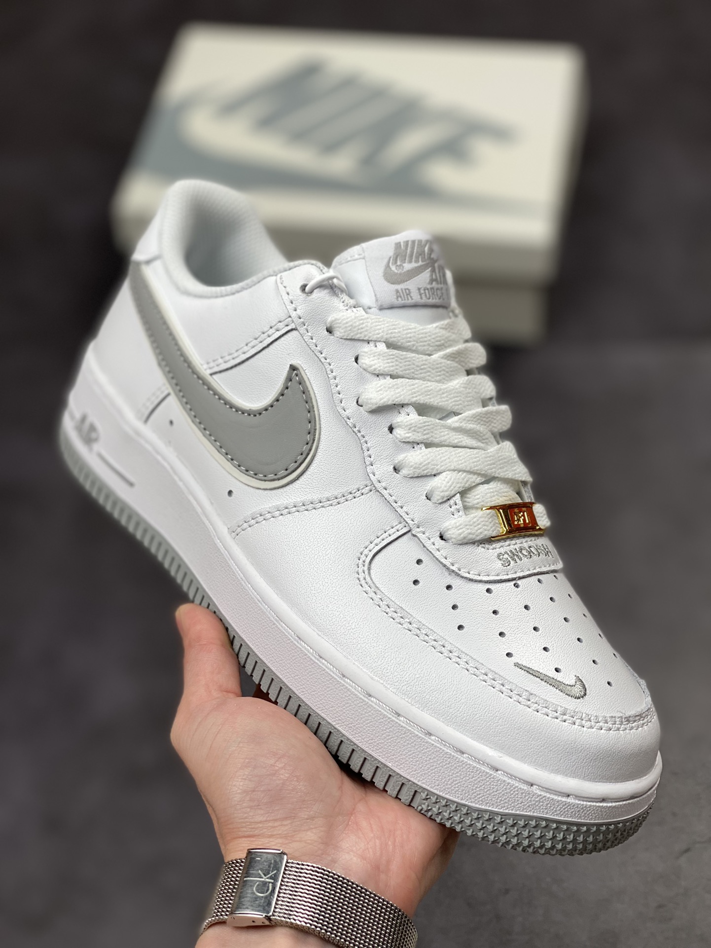 210 Nike Air Force 1 Low 07 白灰CV5696-961