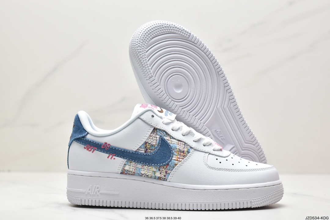 140 耐克Nike Air Force 1 Low 空军一号低帮百搭休闲运动板鞋FJ7740-141