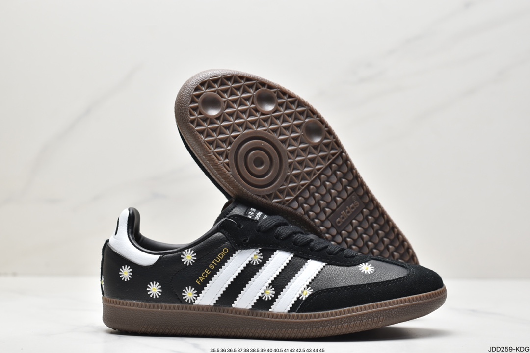 Clover Adidas Originals Samba Vegan OG Samba dance shoes HO3848