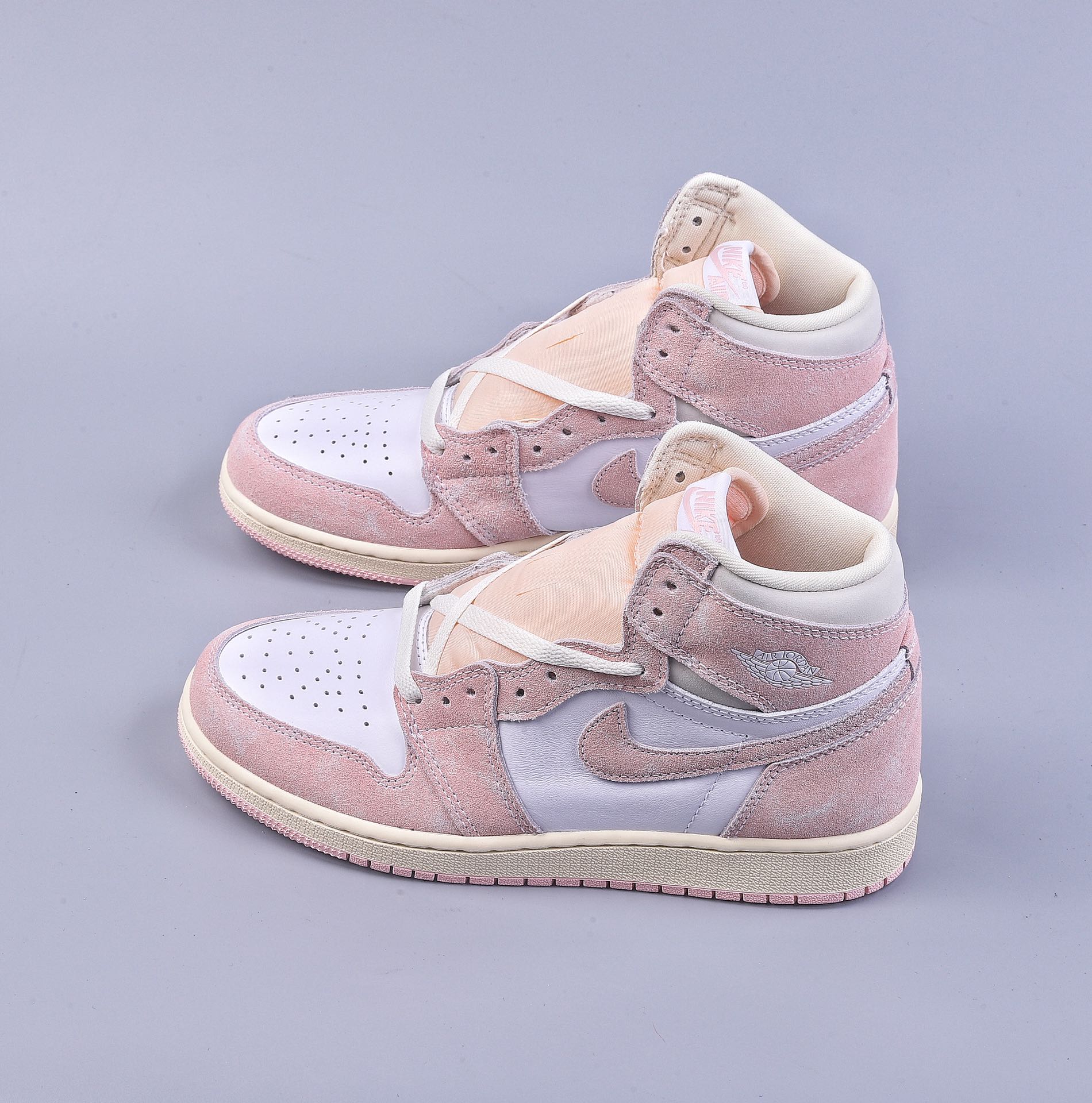 W version Air Jordan 1 High OG ”Washed Pink” AJ1 Joe 1 Washed Powder High Top Basketball Shoes FD2596-600